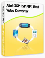 Allok 3GP PSP MP4 iPod Video Converter for tomp4.com screenshot